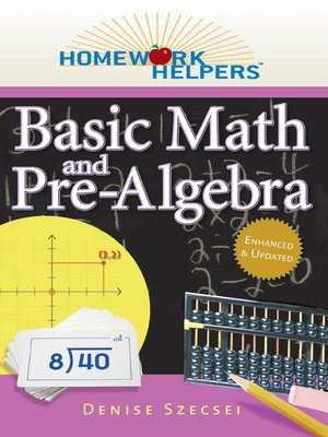 cover image of Basic Math and Pre-Algebra